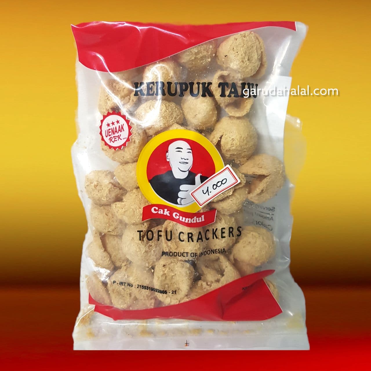 Kerupuk Tahu Cak Gundul - Tofu Crackers